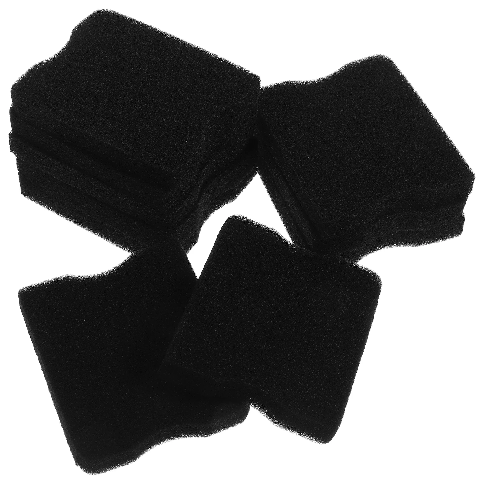 

10pcs Lawn Mower Air Filter Sponge Replacement Foam Material Black Elements Grass Accessories Equipment Repair