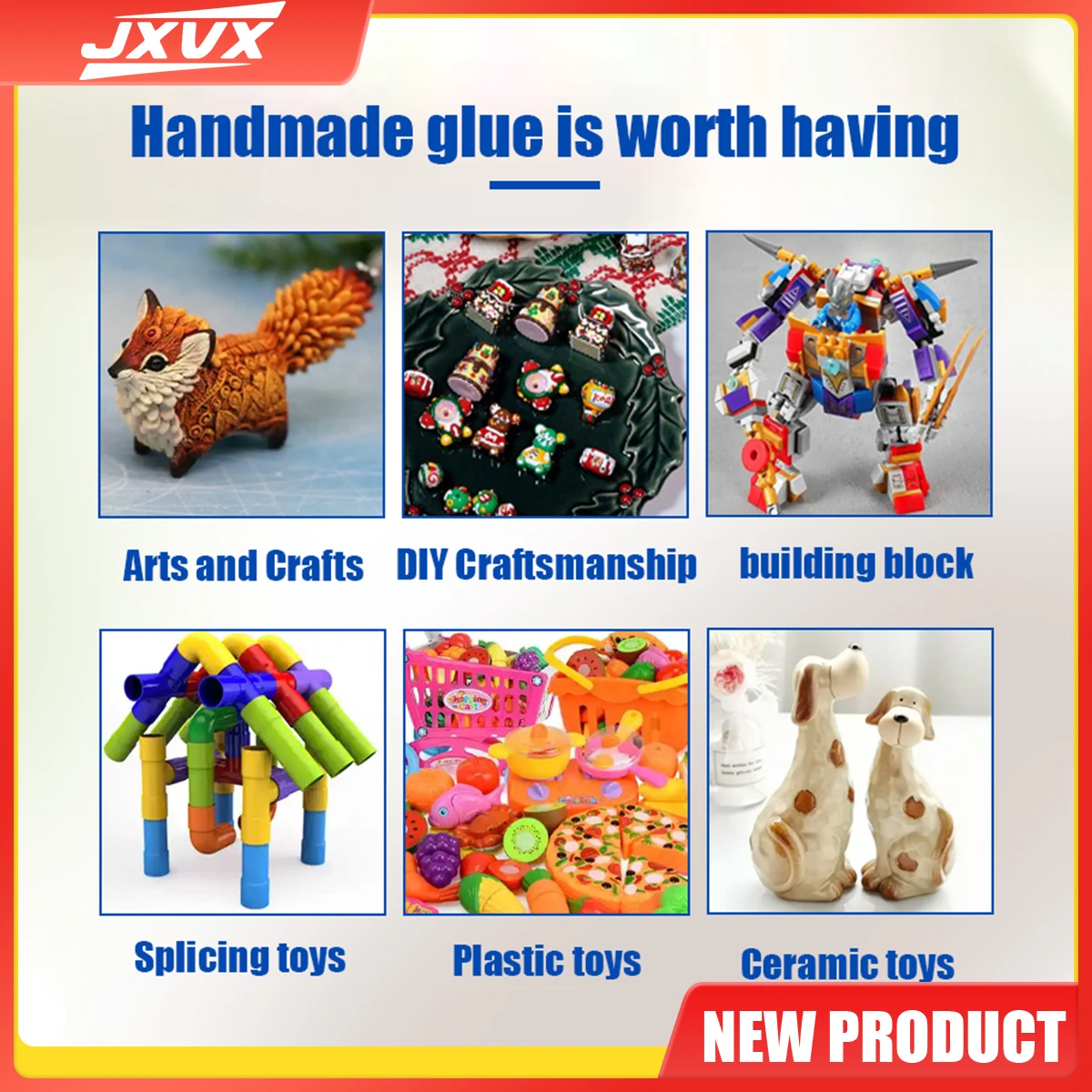 50 g de cola super oleosa multiusos Ecológica Cola artesanal Cola pura original Sem odor pungente para utilização segura em brinquedos de plástico Modelos DIY Artesanato Cola líquida.