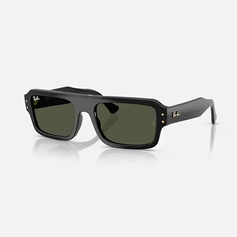 Óculos de sol retangulares Ray-ban originais Rb4454 Lukas em caixa
