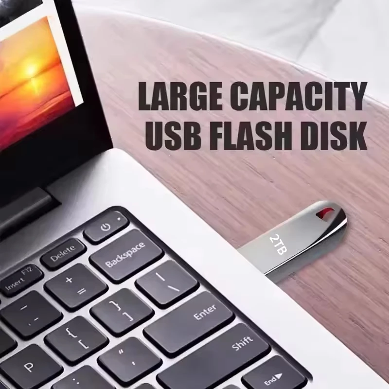 2 ТБ USB 3.0 Флэш-накопители Высокоскоростной металлический флэш-накопитель 1 ТБ 512 ГБ 256 ГБ Портативный USB-накопитель Водонепроницаемая USB-накопитель Memoria ﻿