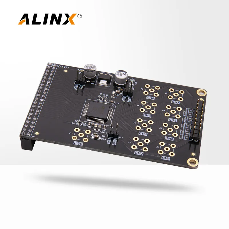 ALINX supports multi-channel synchronous sampling 16-bit AD module AD7606
