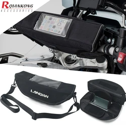 2018-2024 Motorbike Handlebar Bag With Touchscreen Phone Storage Bags For BMW F650GS F700GS F750GS F800R F800GS F850GS Adventure