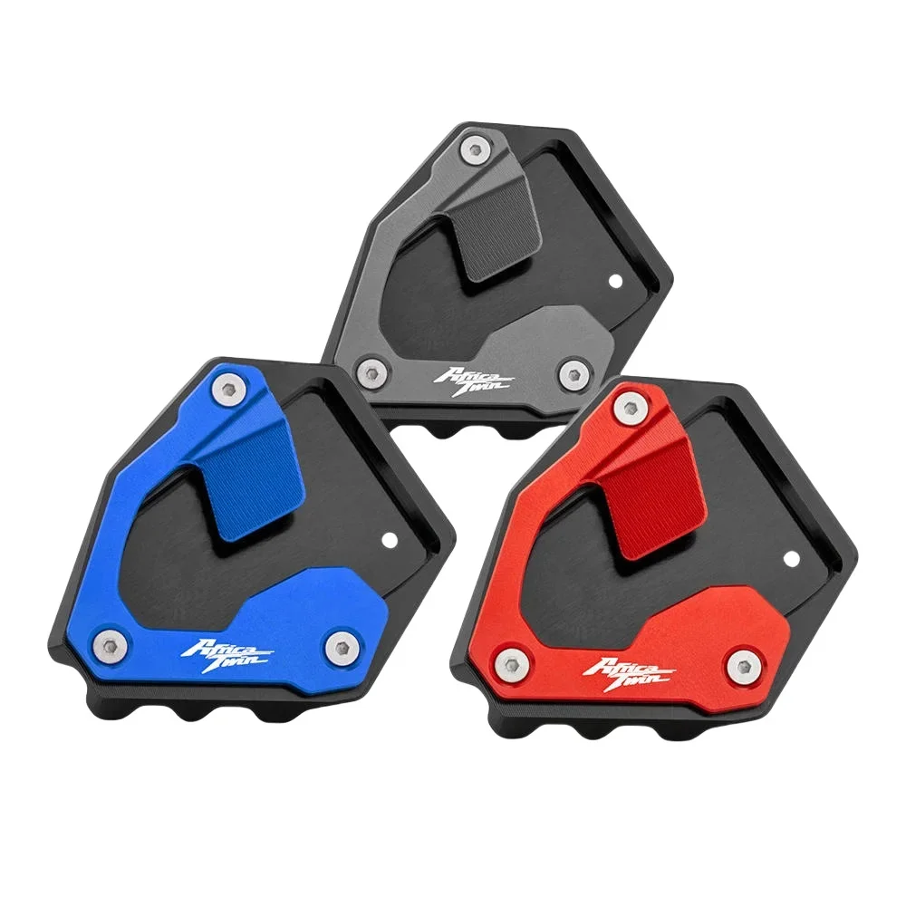 

For HONDA Africa Twin CRF1000L Africatwin 1000 L Motorcycles Side Stand Enlarger Plate Kickstand Extension Pad & Tire Valve Cap