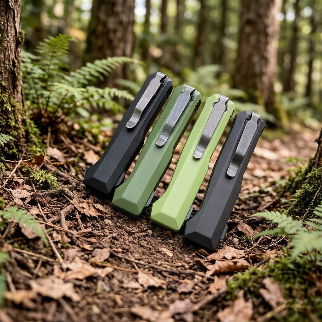 High Quality Tactical EDC Aluminum Alloy Outdoor Camping Folding Knives Portable Survival Pocket Tool Gadgets For Men view 2