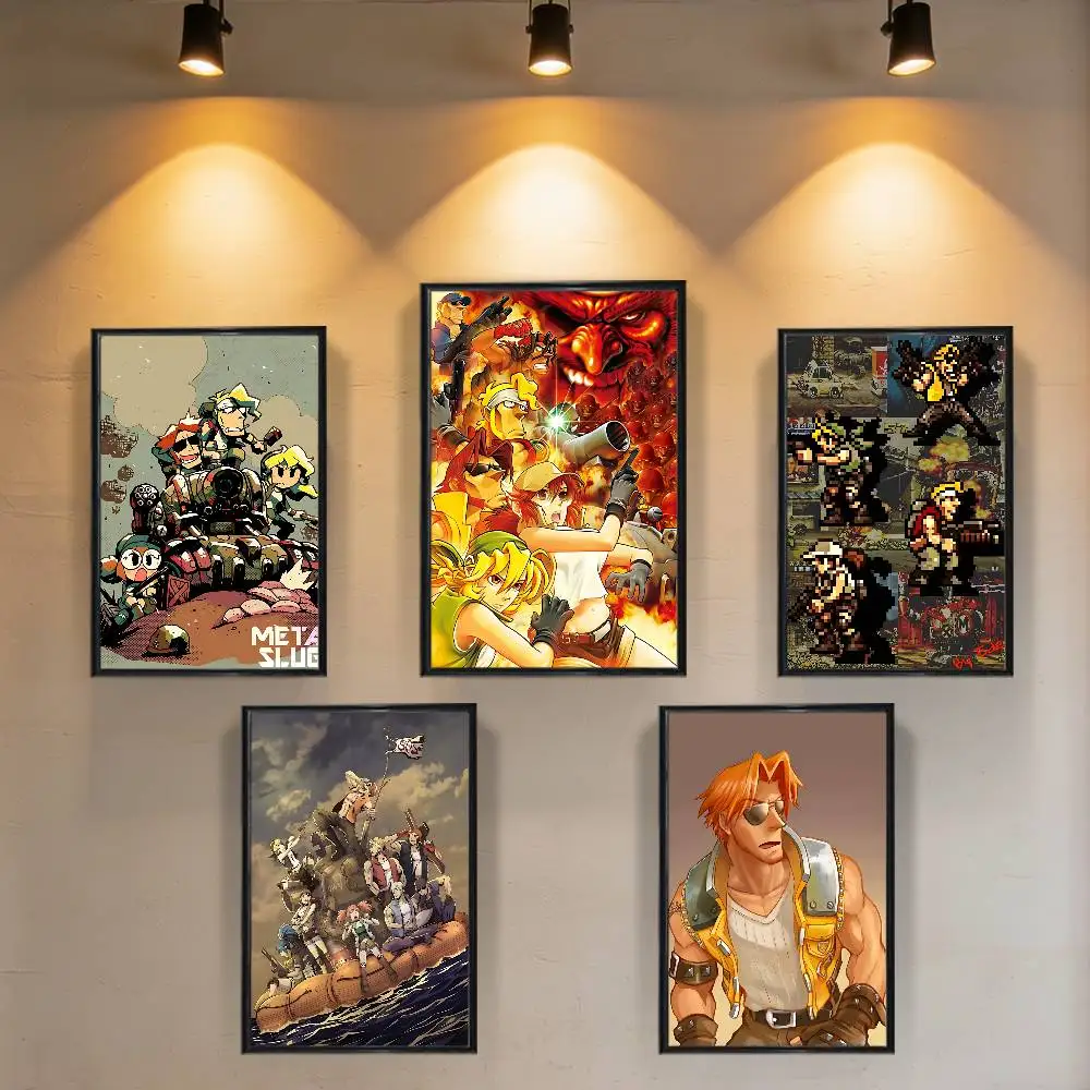 

game Pixel Metal Slug Poster HD Art Wall Waterproof Home Living Room Bedroom Bar Aesthetic Decoration