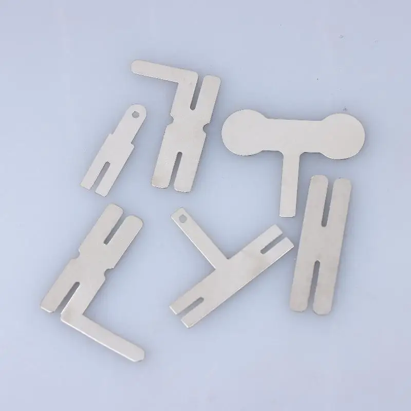 

100Pcs Battery Nickel Sheet 18650 Lithium Battery Nickel Sheet For Spot Welding Machine Batteries Connection Sheets Polygonal