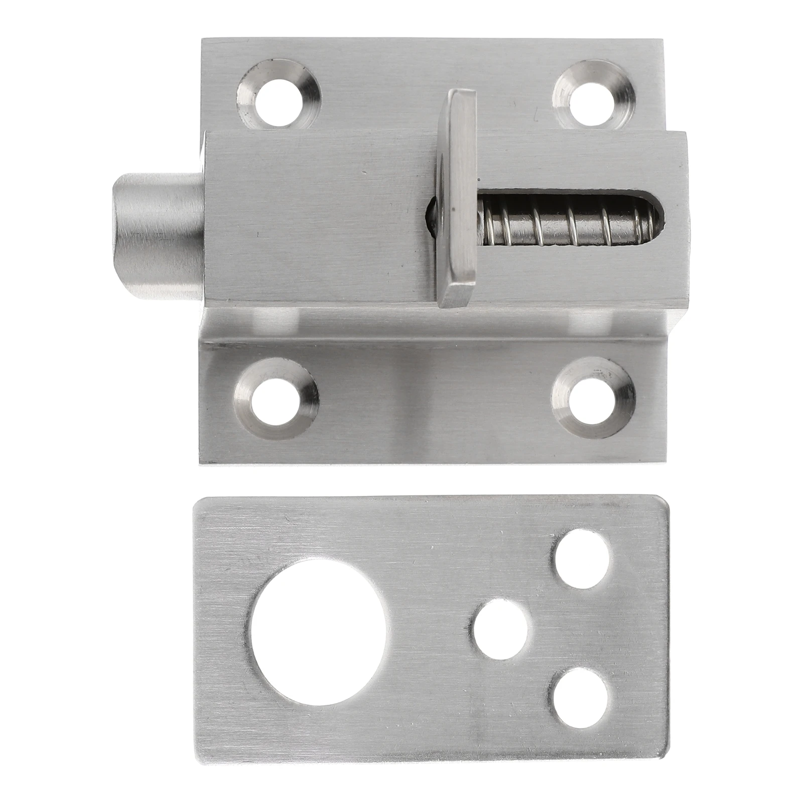 

Stainless Steel Window Spring Security Slide Lock Gate Cabinet Bathroom Bolts Window Gate Safety Lock Door Security Slide Latch