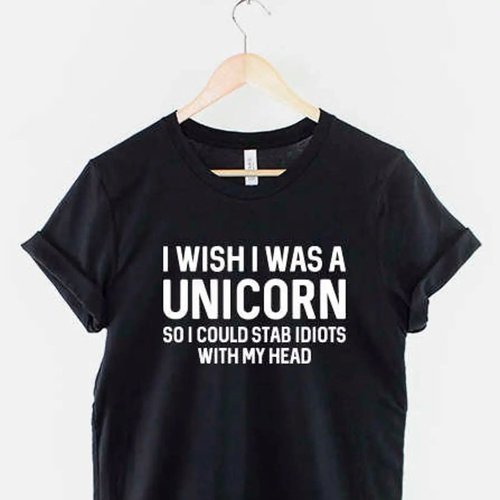 Unicorn T Shirt Funny Quote Soft Cotton Apparel vintage Washed Stretched Casual Unisex Slightly designer clothes Stylish