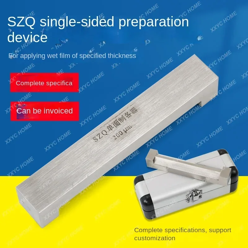 

SZQ Stainless Steel Single Edge Wet Film Preparation Coater Coater Single Side Preparation Film Scraper Coating Film