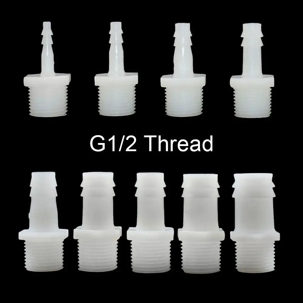 1/10Pcs 4/6/8/10/12/14/16/18/20mm Hose Connector Drip Irrigation System ID Pipe Coupler Plastic Pipe Fittings