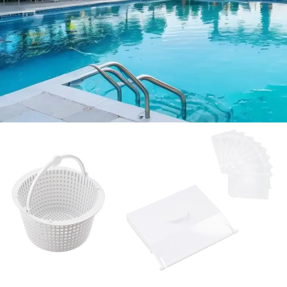 Pool Skimmer Replacement Set SPX1091C SPX1091K1 Fits For Hayward SP1091LX WM Includes Basket Weirs Bags