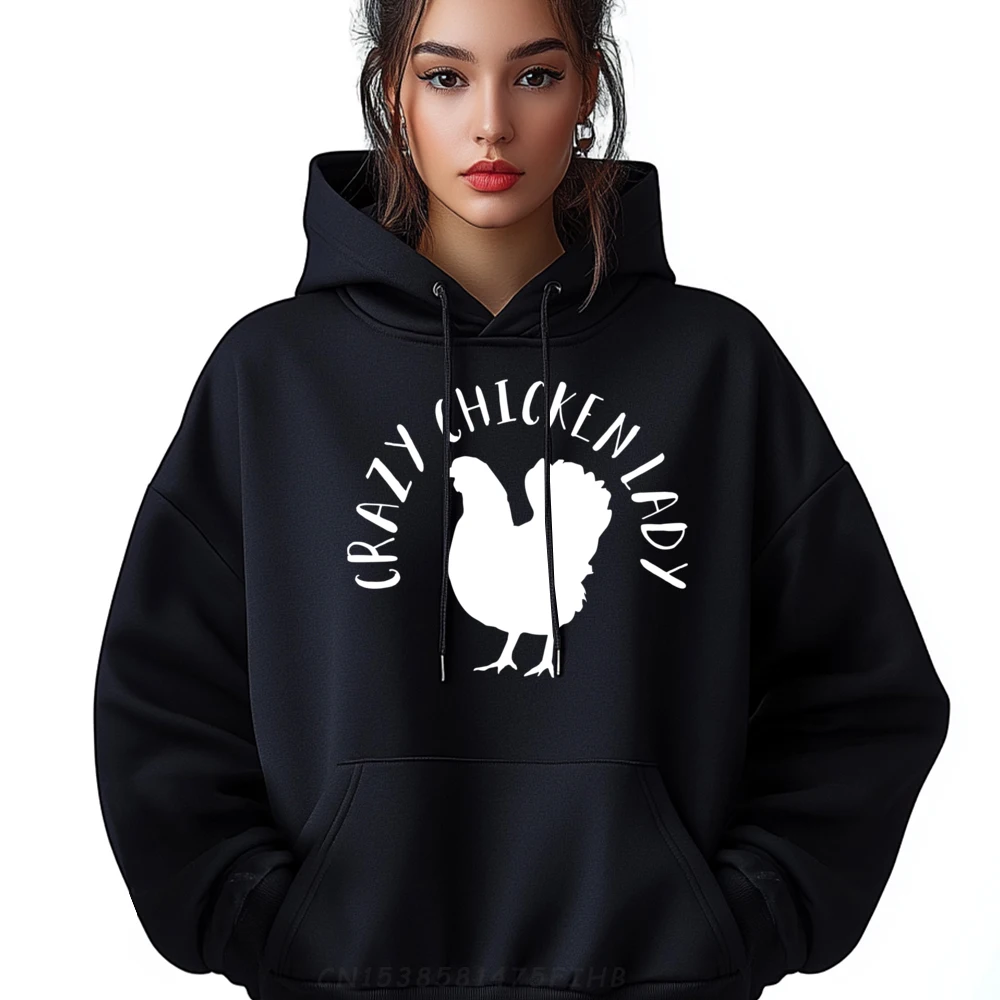 

Sweatshirt Chicken Shirtschicken 8025 Hoodies Christmas Latest Casual Long Sleeve Crew Neck Women's Hoodies Casual