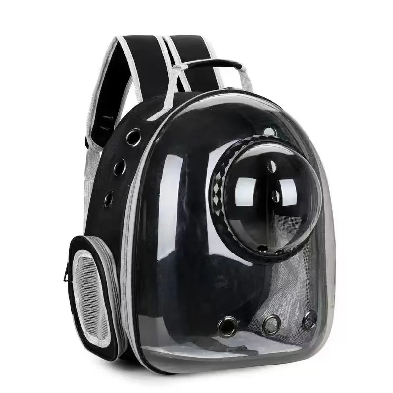 Portable transparent pet backpack