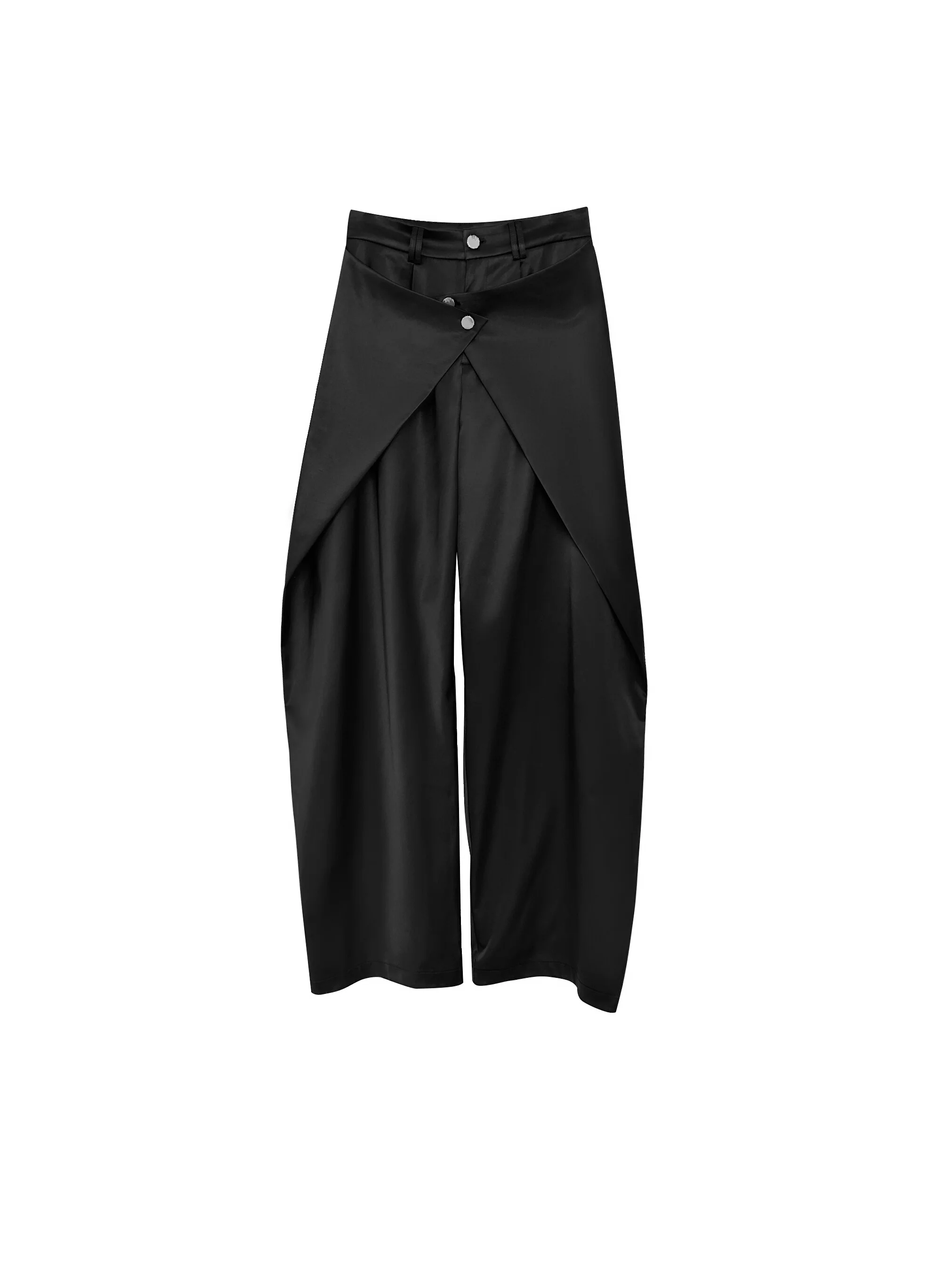 

Женские широкие брюки Yebuybuy: осенние, повседневные, свободные, с высокой талией, стройнящие, комфортные, из смесовой ткани (полиэстер, хлопок, спандекс)