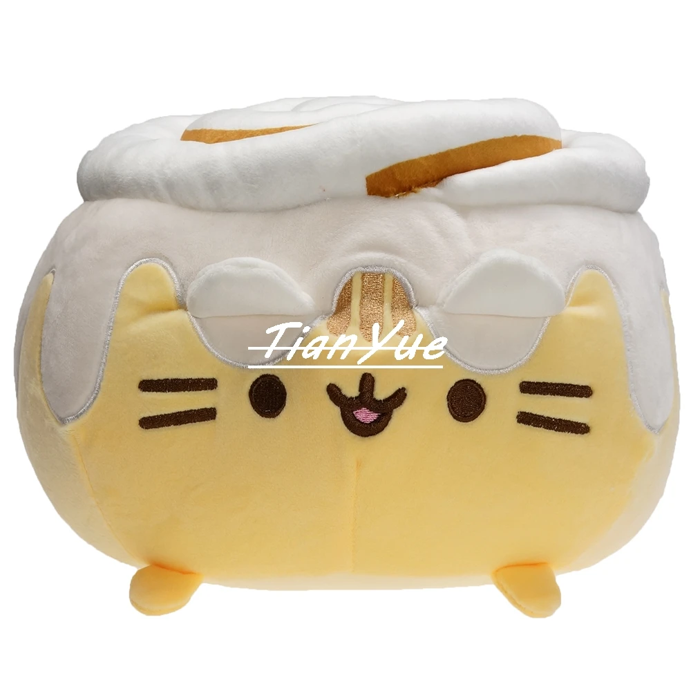 Cute Animal Cinnamon roll Cats soft Stuffed Pussy Christmas Gift Toys for Christmas 24cm