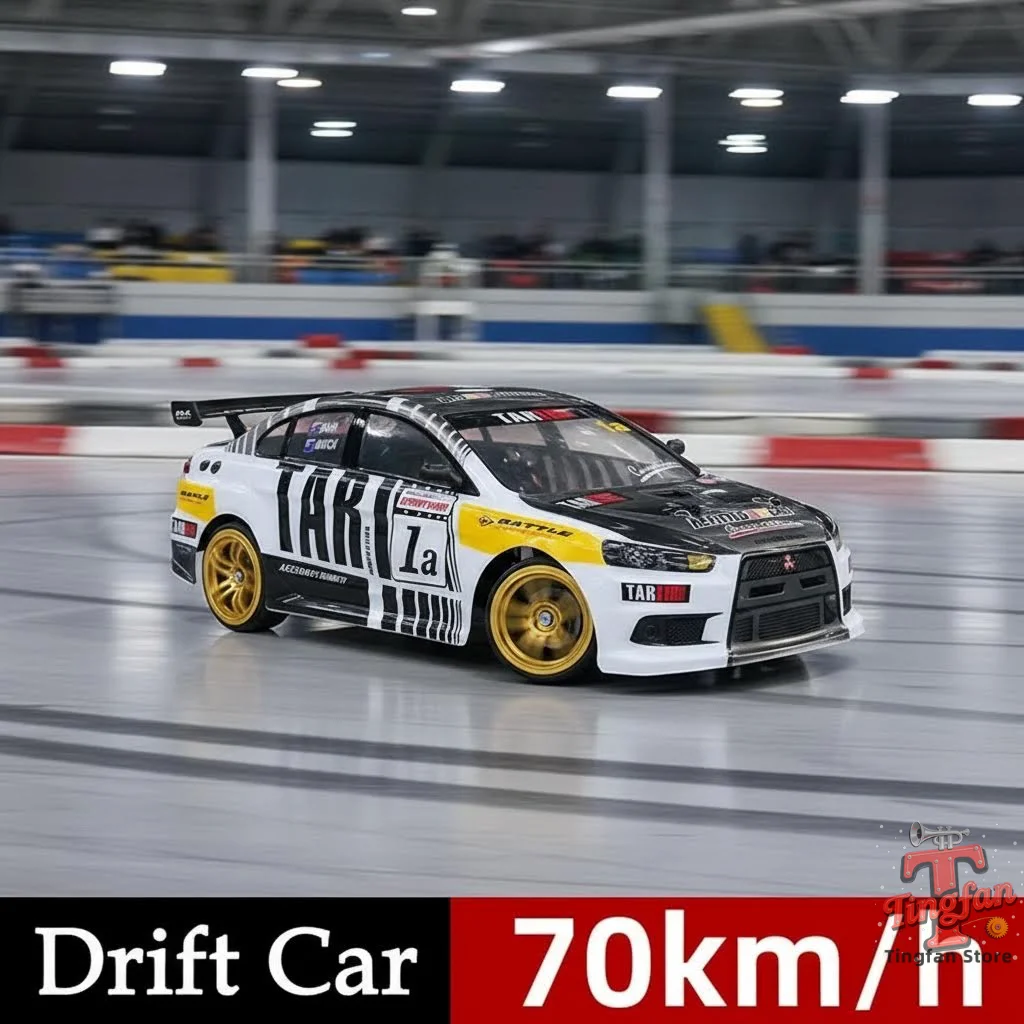 

WLtoys 1:10 4wd 70km/h Upgraded Gyro 1/10 RC Drifting Car 4WD High Speed Radio Control Model 2.4G Drift Racing Vehicle Mini Gift