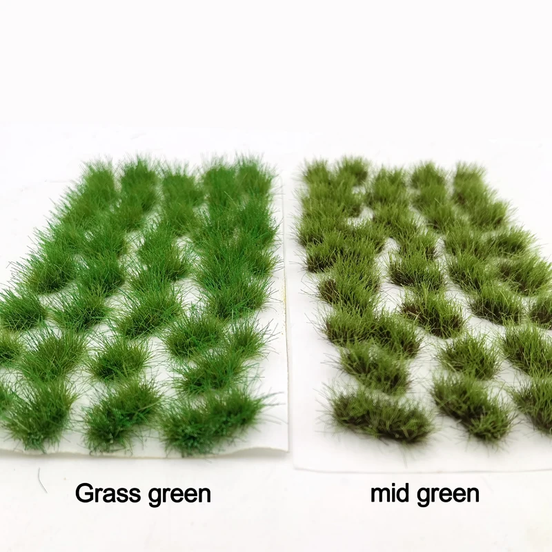 39 pc/caixa modelo de cluster de grama simulada irregular planta de grama montanha micro paisagem mesa de areia material diy layout ferroviário