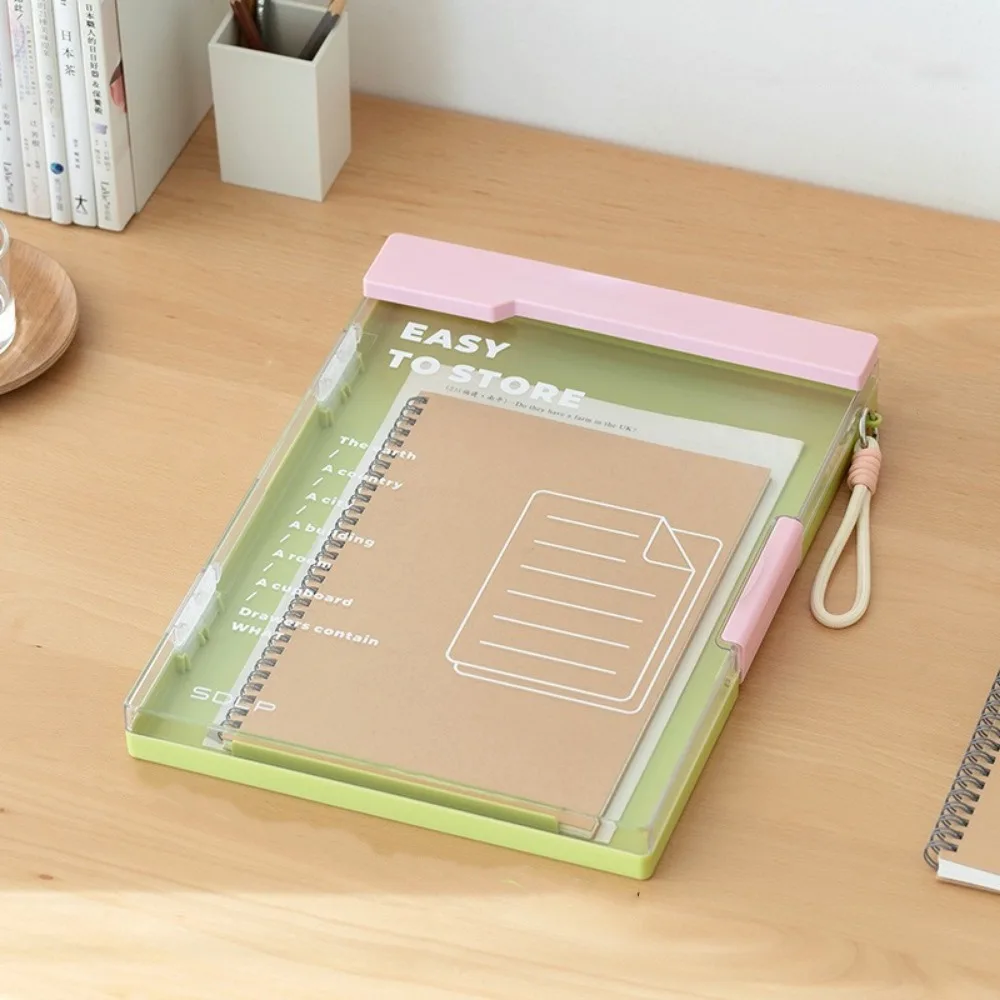 thickened-pp-document-folder-large-capacity-impact-resistant-document-holder-with-metal-clip-heavy-duty-writing-pad-folder