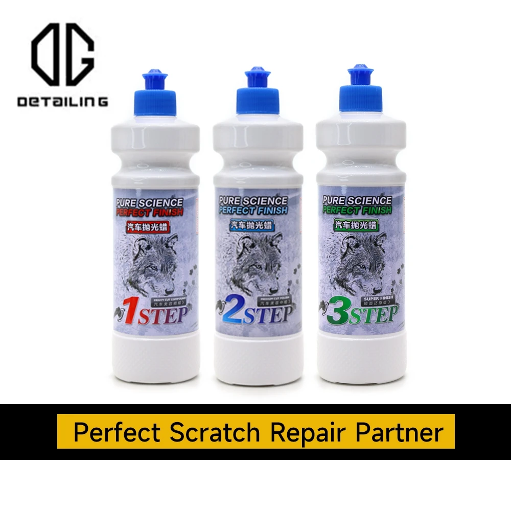 รายละเอียดรถบดวาง Heavy/Medium/Finish ตัดรถ Compound Liquid สําหรับ Scratch Repair Agent Compound