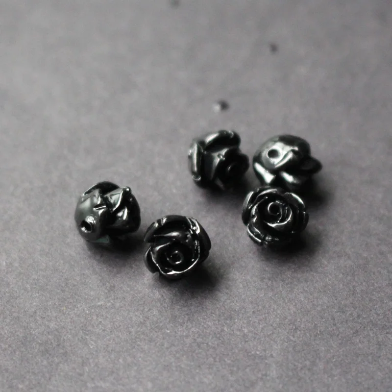 20pcs/Lot 8mm Artificial coral Beads Multi-color Cabochon Rose Fashion Beads  for Jewelry Bracelet Earringmaking DIY accessoires