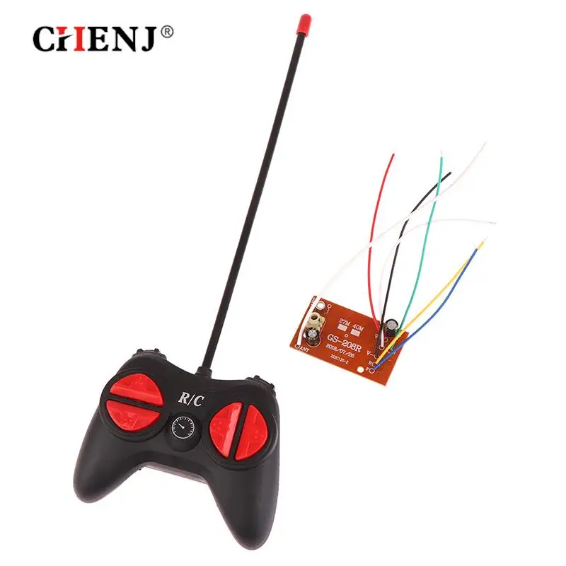 RC Remote Control 40MHz Circuit PCB Transmitter And Receiver Board Radio System With Antenna Set For Car Truck Toy accessories