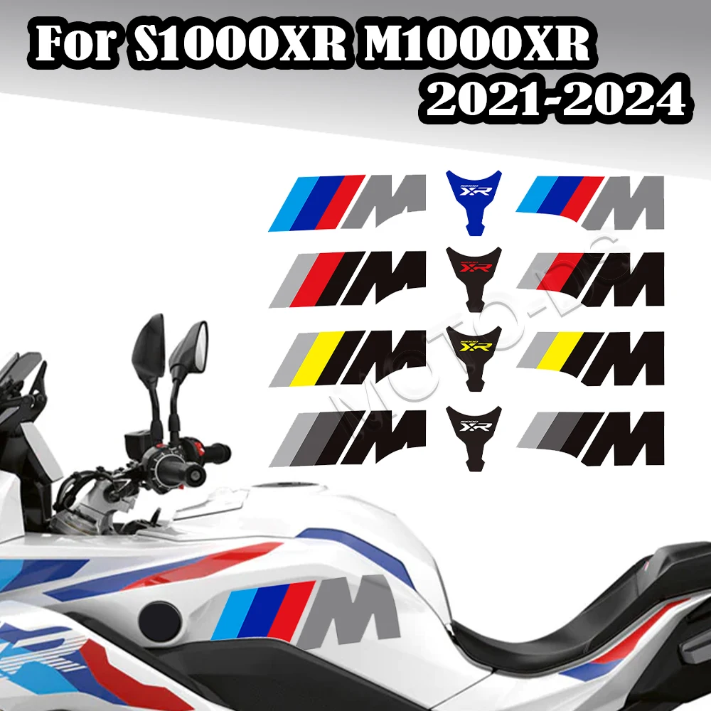 

S1000XR 2024 Motorcycle Body Fairing Protector Tank Knee Pad Stickers Decals For BMW S1000 M1000 XR M1000XR 2021 2022 2023 ﻿