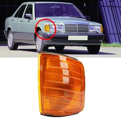 Front Turn Signal Corner Light Bright Light Shockproof Clear Visibility Fit For Mercedes-Benz 190 W201 1982‑1993 Left or Right