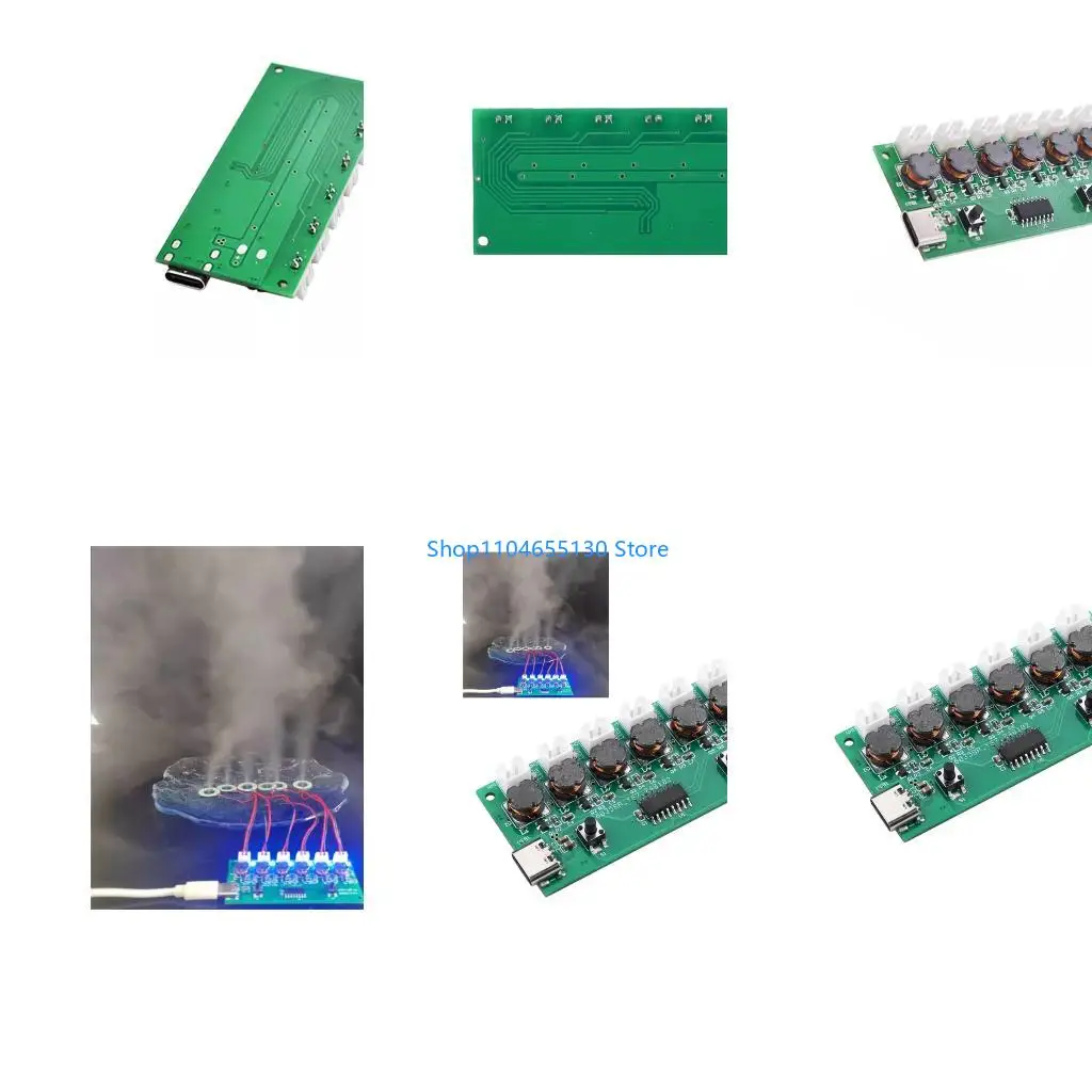 6 Sprays Atomizer Module Atomization Control Board for Ultrasonic Humidifier