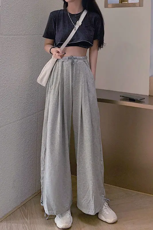 سراويل نسائية بسيطة وأنيقة بطول الكاحل، سراويل عصرية للمدينة ناعمة الملمس، طراز رسمي أنيق