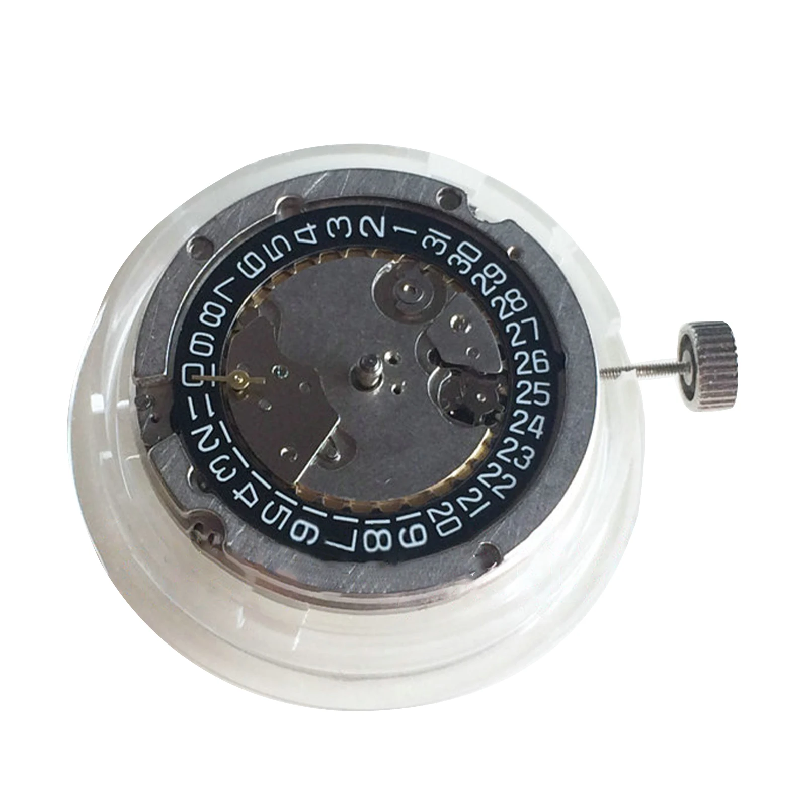 ST2555 Mechanical Automatic Watch Movement 30 Jewels Calendar Date at 3 2-Hands Half Seagull Movement Watch Repair Replacement