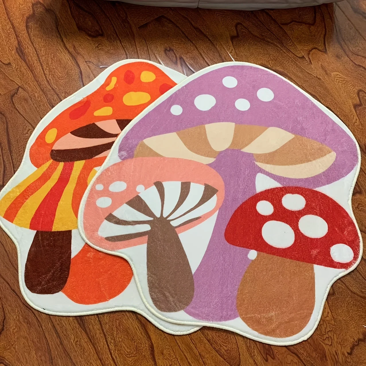 

Decorative Mushroom Area Mat Irregular Shaped Mat for Entryway Bedroom Living Room Closet Mushroom Decor Entryway Decoration