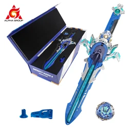 Infinity Nado 6 Deluxe Pack - Gale Wings / Skylord Transformable Nado Spinning Top Gyro  Upgraded Deluxe Sword Launcher Kid Toy