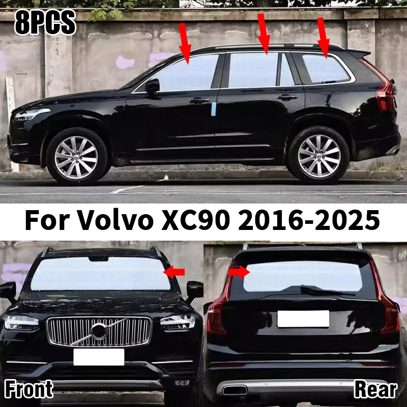 

8X Front Side Rear Window Windshield Privacy Sunshade For Volvo XC90 2016-2025