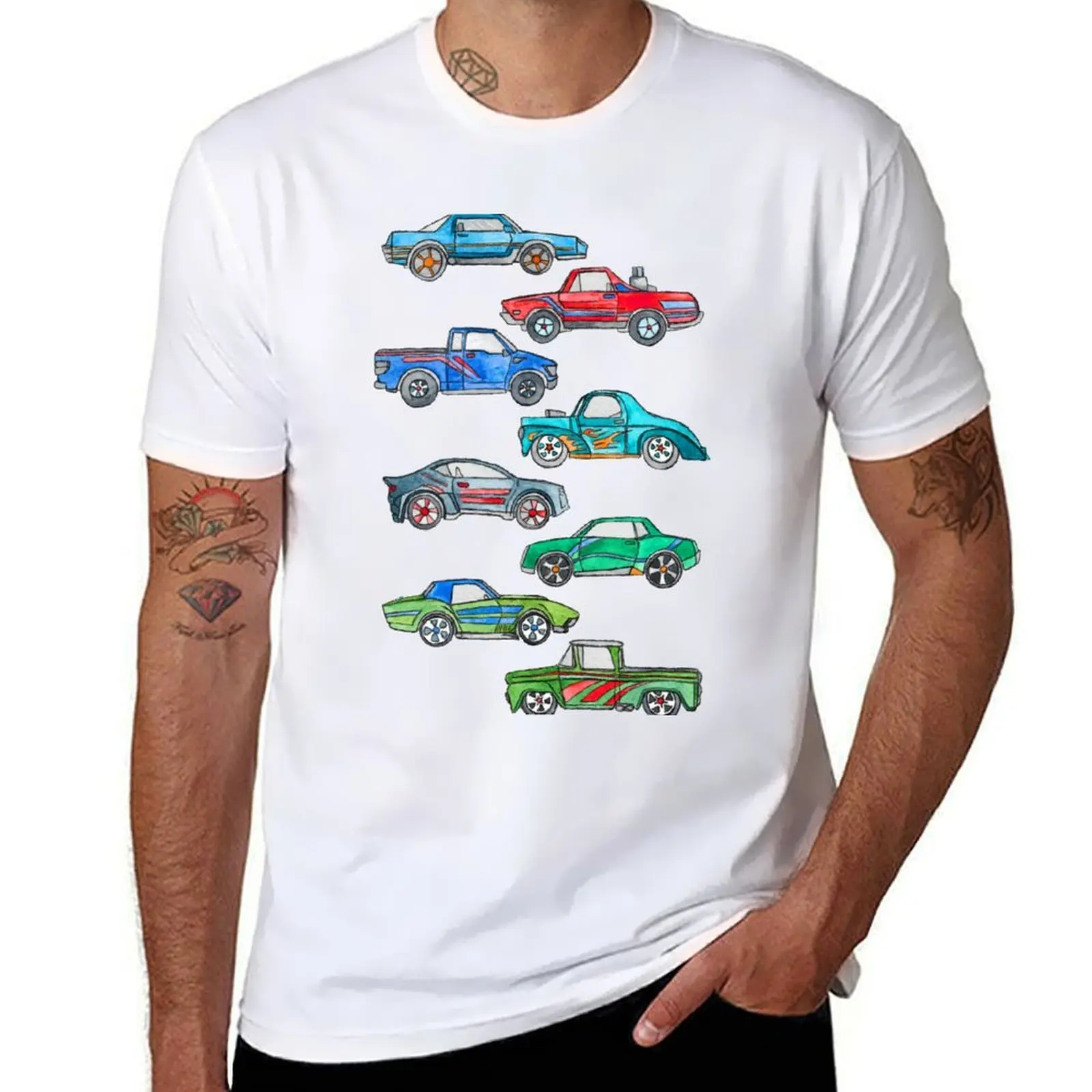 

Toy Car Pile Up T-Shirt cotton t shirts high quality t shirts for man graphic tees T-Shirt