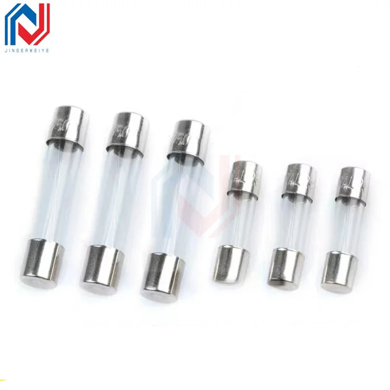 10pcs/lot One Sell 5*20mm 6*30mm Fast Blow Glass Tube Fuses 5x20 6x30 mm 250V 0.5 1 2 3 4 5 6 8 10 15 20 25 30 A AMP Fuse