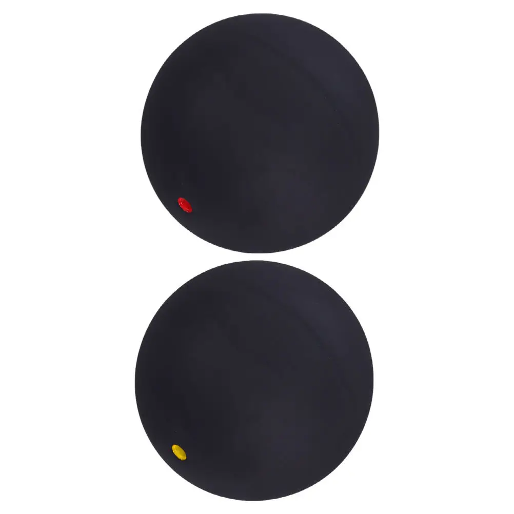 

2Pcs Squash Balls Professional Training Rubber Bounce Single Dot for Indoor Outdoor Hand Eye Coordination Reaction