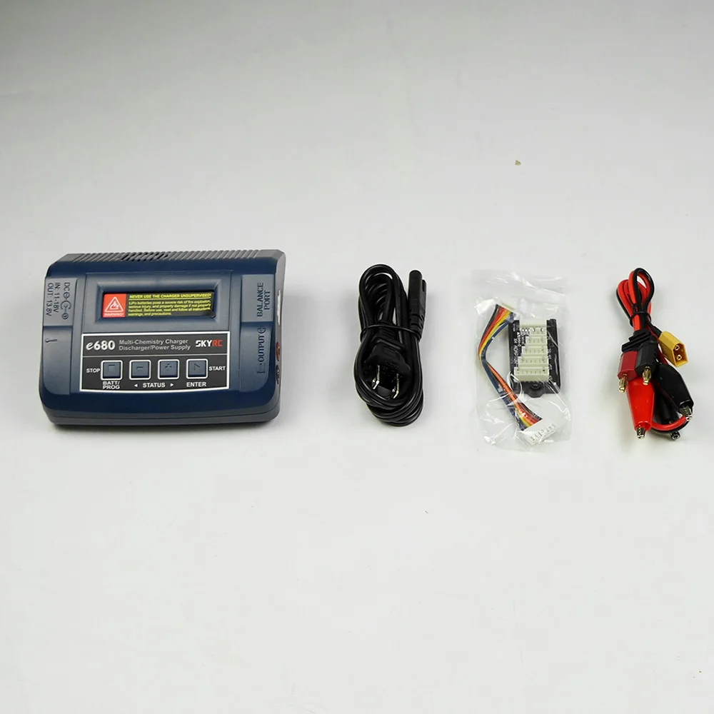 E680 80 واط 8A شاحن ميزان ذكي مفرغ التيار المتناوب/تيار مستمر OTP OVP محمي لبطارية RC 1-6S Lipo Li-ion LiFe NiCd NiMH PB