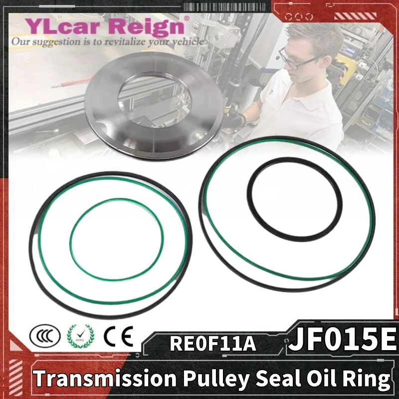 RE0F11A JF015E JF015 CVT Auto Transmission Pulley Seal and Oil Ring Repair Kit Drum Piston For Nissan Mitsubishi Car Accessories