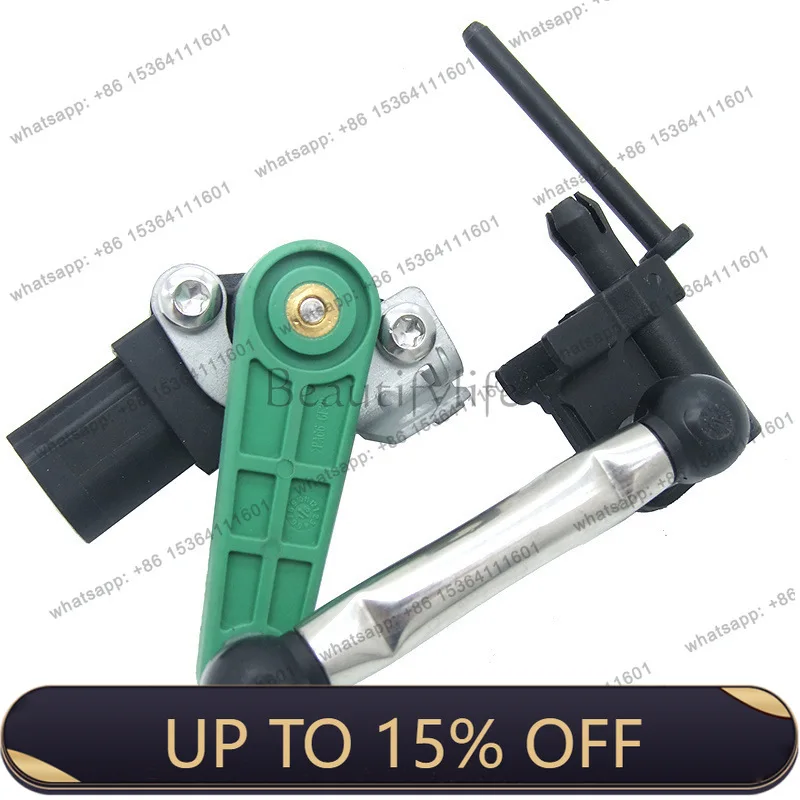 YJ Suspension Height Level Sensor 7P0616213 Headlight Adjustment Sensor For Touareg 2011‑2018 Replacement Assembly