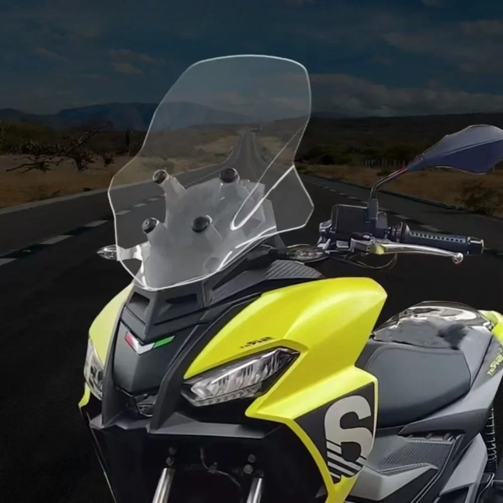 Kaca Depan Sepeda Motor Baru Cocok Aprilia SRGT200 SRGT200 Perlindungan Pelindung Angin untuk Aprilia SRGT200 SR GT 200