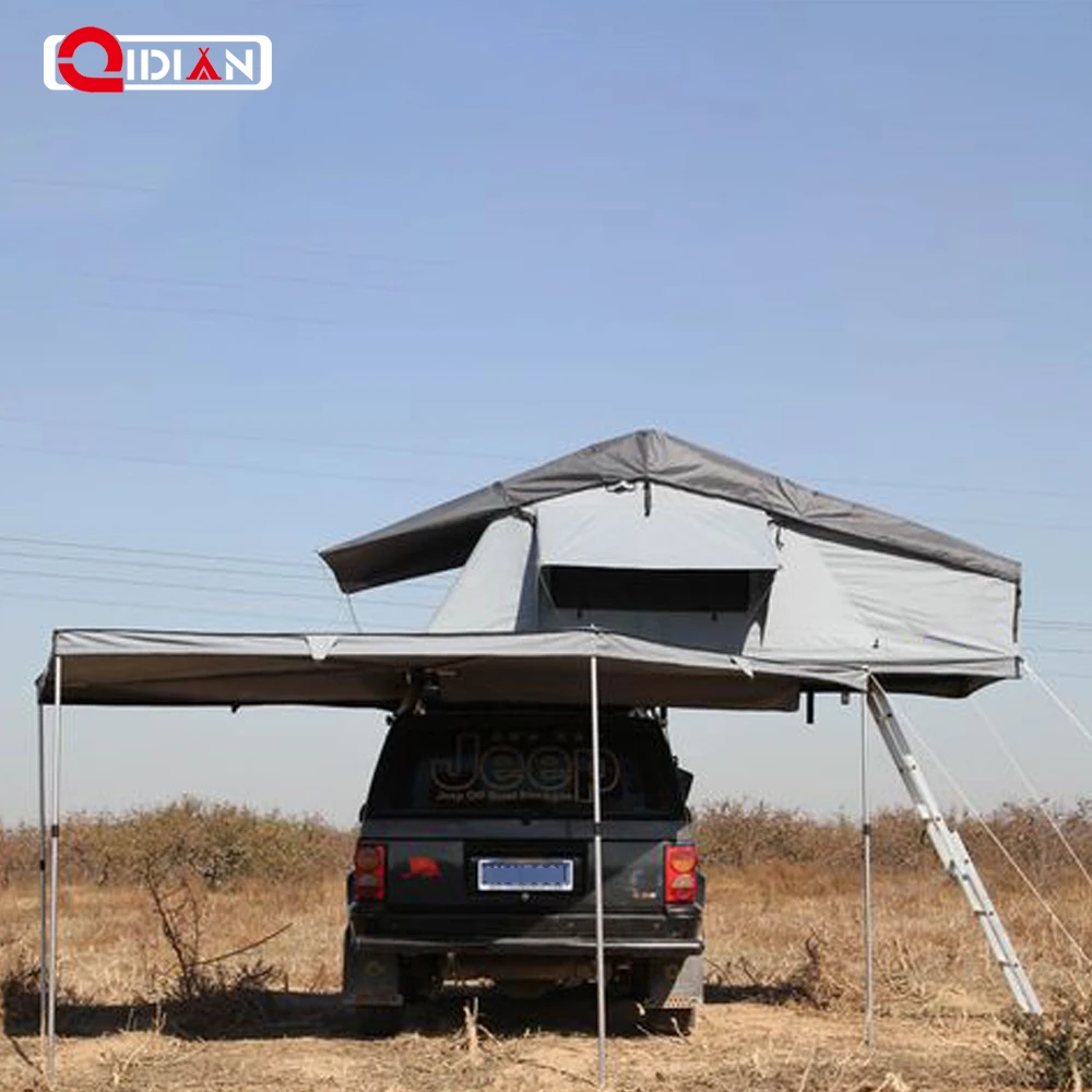 Outdoor Camping Fox Wing Awning Tent Gull Wing Tent for Truck Camping 2.1M Radius