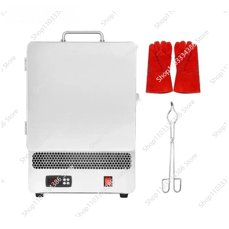 1500W Electric Melting Furnace Max Temperature 2192℉ Stainless Steel Metal Clay DIY Metal Tempering Glazing on Pottery