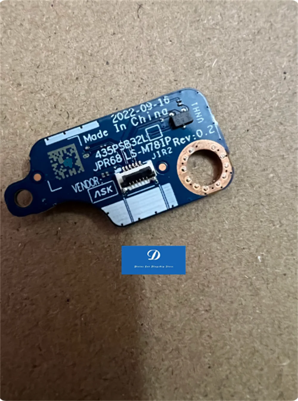 FOR HP Light&Shadow Elf 9 16-R 16-WD JPR68 Power on Sensing Board LS-M78IP