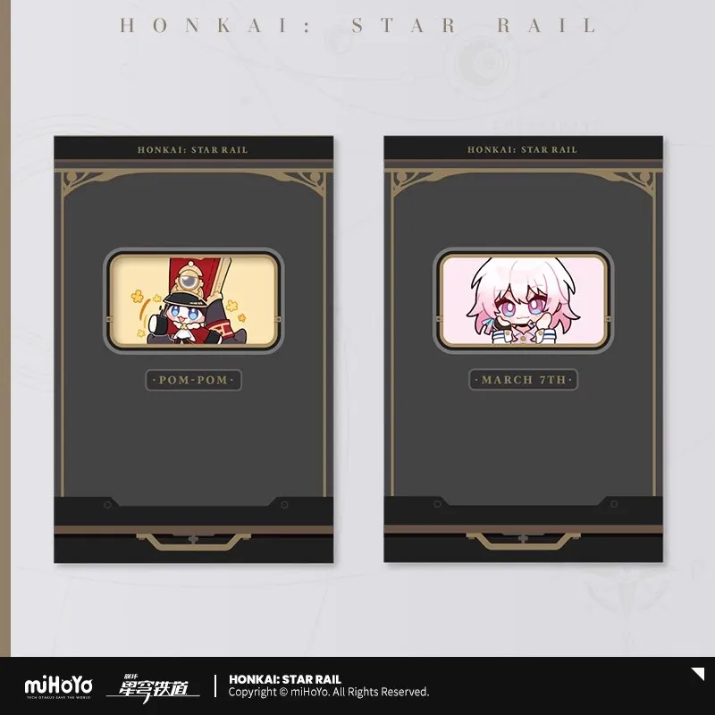 

Официальный набор стикеров Honkai: StarRail Pam Exhibition Hall Series miHoYo, периферийный подарок в стиле аниме