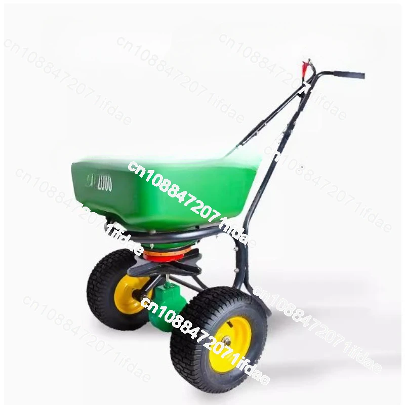 Hot Selling Mini Broadcast Sower Cart Fertilizer Distributor Planter Hand Push Small Seeding Fertilizer Car Seeding Car