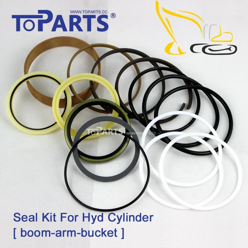 R55-7 Hydraulic Blade Sealing Kit Modern Excavator Arm Bucket Cylinder Spare Parts