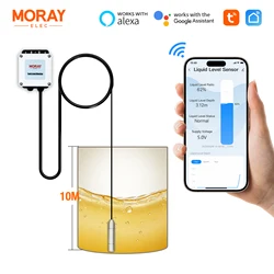 Morayelec ME202D 10M High Accuracy Sensor Liquid Level Gauge Tuya Smart Home Intelligent Diesel Tuya Water Level Sensor