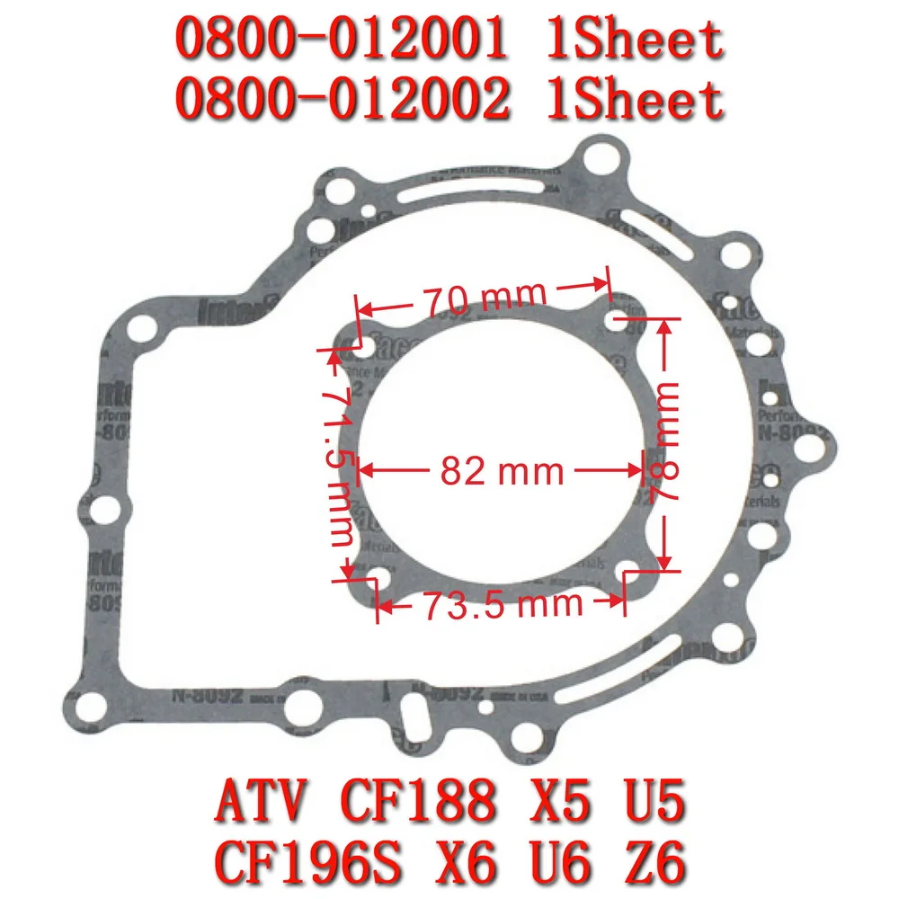 Cvt Behuizingspakking 0180-01200a Voor Cf Moto Atv Cf188 CF188-B 196S-B Ssv 196S-C Utv CF188-A 196S-C