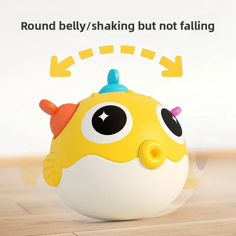 Juguete oscilante transfronterizo para bebés de 0 a 1 año, sonajero para entrenamiento audiovisual infantil, juguete para bebés