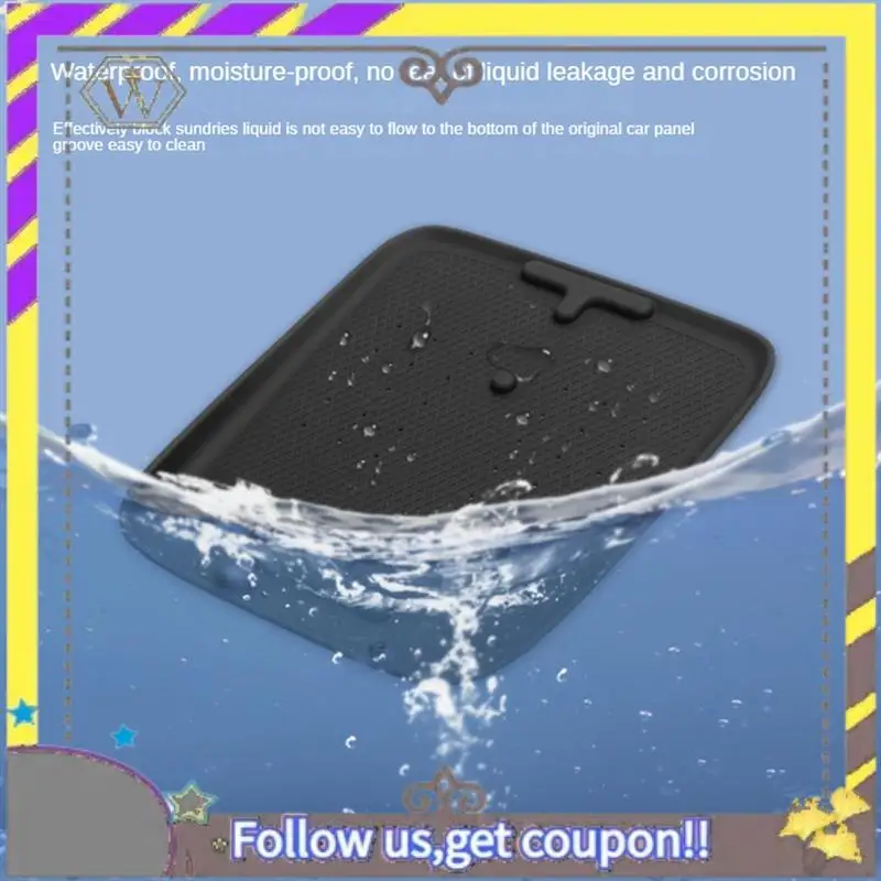 ABXV-Pad di ricarica wireless per telefono cellulare Guarnizione protettiva per pad di ricarica wireless per DONGFENG Voyah Free 2024 Accesso interno dell'auto